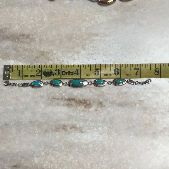 😍925 Silver & Turquoise Bracelet😍NWOT - Picture 6 of 6
